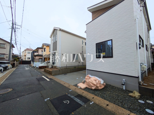 接道状況および現場風景　【福岡市東区香椎駅東１丁目】