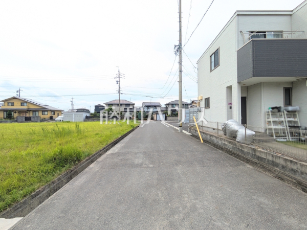 接道状況および現場風景　【名古屋市守山区大字上志段味字海東】