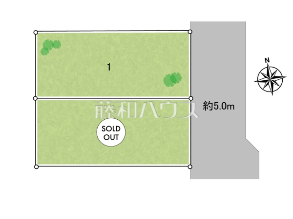 全体区画図　【西東京市新町５丁目】