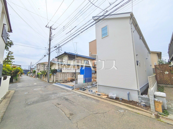 接道状況および現場風景　【西東京市新町５丁目】
