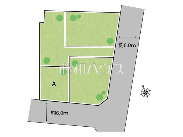 全体区画図　【日野市石田１丁目】