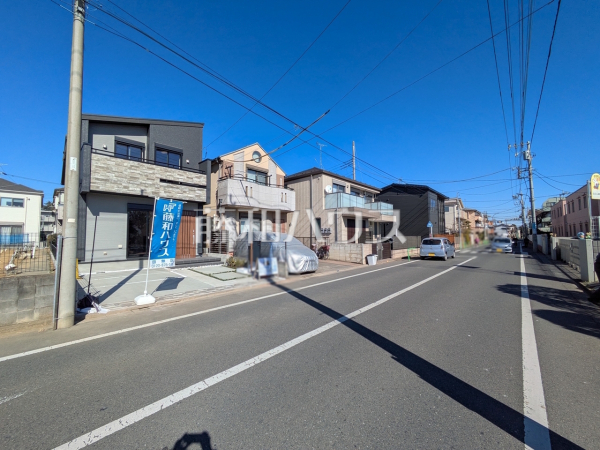 接道状況および現場風景　【練馬区石神井台８丁目】