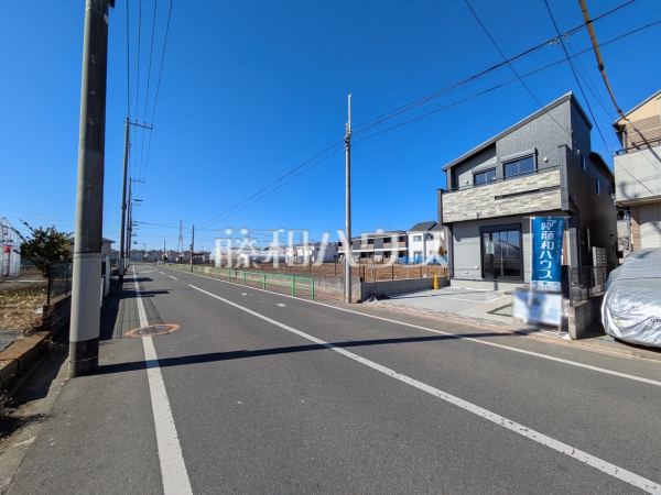 接道状況および現場風景　【練馬区石神井台８丁目】