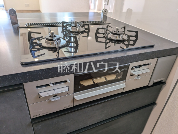 3口ガスコンロ　【練馬区石神井台８丁目】