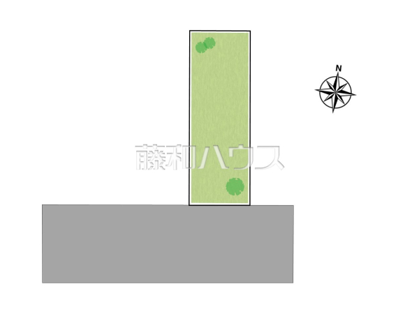 区画図　【練馬区石神井台８丁目】