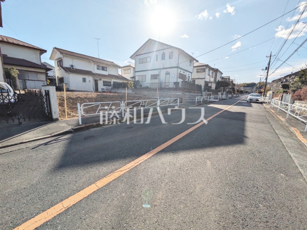 接道状況および現場風景　【八王子市北野台２丁目】