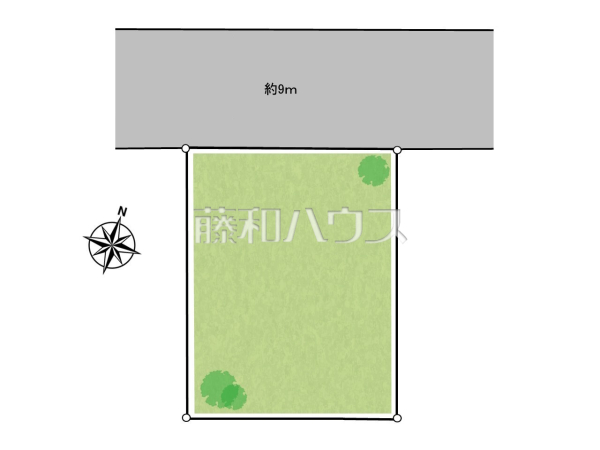 区画図　【八王子市北野台２丁目】