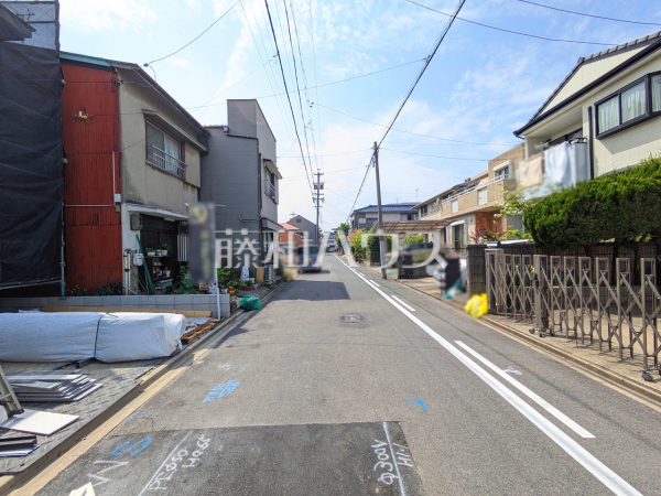 接道状況および現場風景　【名古屋市北区八代町１丁目】