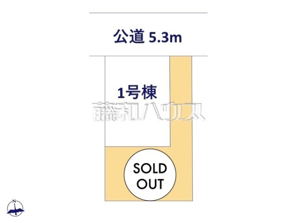 全体区画図　【名古屋市北区西志賀町１丁目】