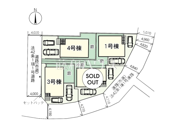 全体区画図　【福岡市早良区有田２丁目】