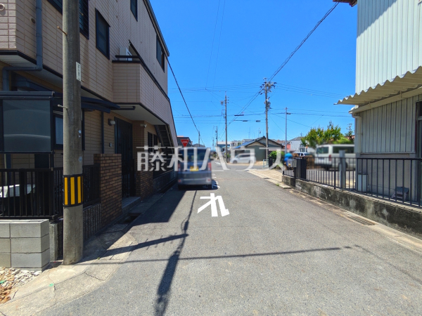 接道状況および現場風景　【春日井市西本町３丁目】