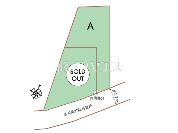 全体区画図　【福岡市南区曰佐４丁目】