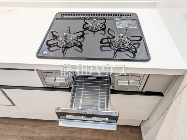 C号棟　キッチンコンロ・グリル　【小金井市貫井北町５丁目】