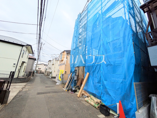 接道状況および現場風景　【府中市紅葉丘２丁目】