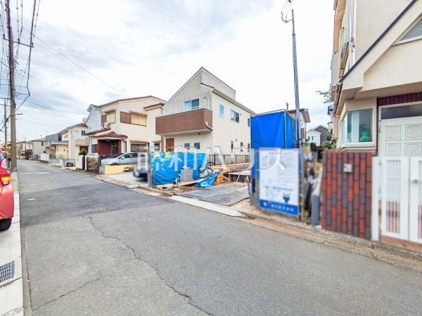 接道状況および現場風景　【東久留米市氷川台２丁目】