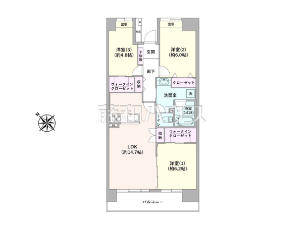 間取図　【パークシティ牟礼南】