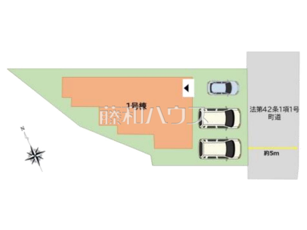 全体区画図　【糟屋郡志免町志免１丁目】