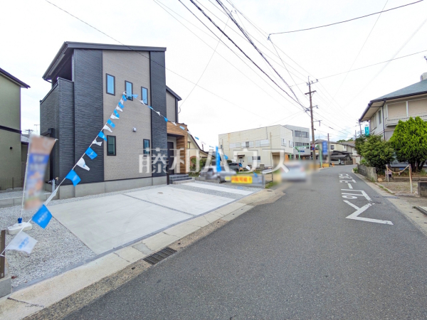 接道状況および現場風景　【糟屋郡志免町志免１丁目】