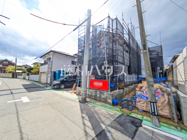 接道状況および現場風景　【福岡市南区皿山３丁目】