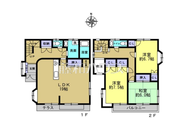 間取図　【武蔵村山市大南１丁目】