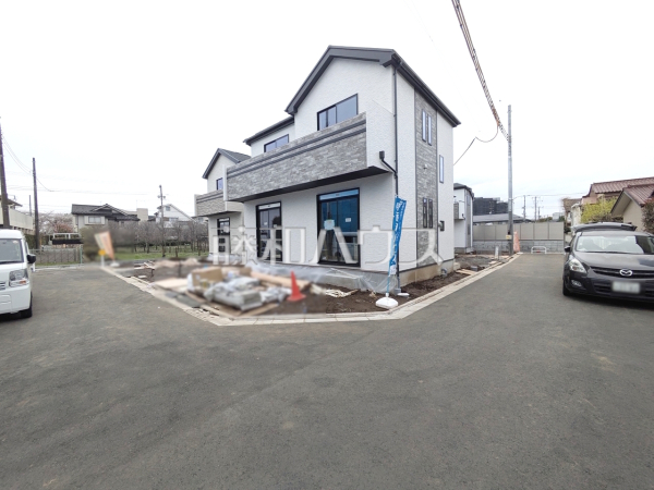 接道状況および現場風景　【三鷹市北野３丁目】