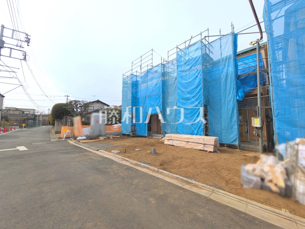 接道状況および現場風景　【三鷹市北野３丁目】