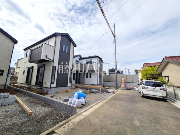 接道状況および現場風景　【三鷹市北野３丁目】