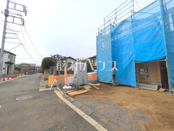 接道状況および現場風景　【三鷹市北野３丁目】