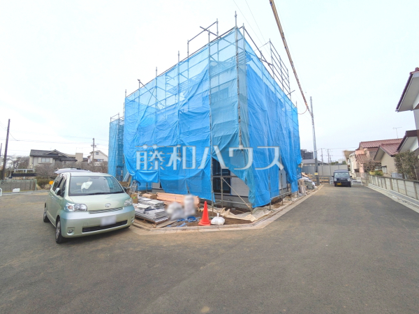 接道状況および現場風景　【三鷹市北野３丁目】