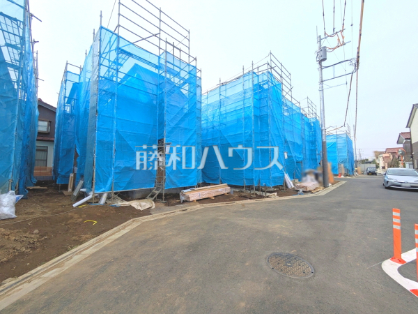 接道状況および現場風景　【三鷹市北野３丁目】