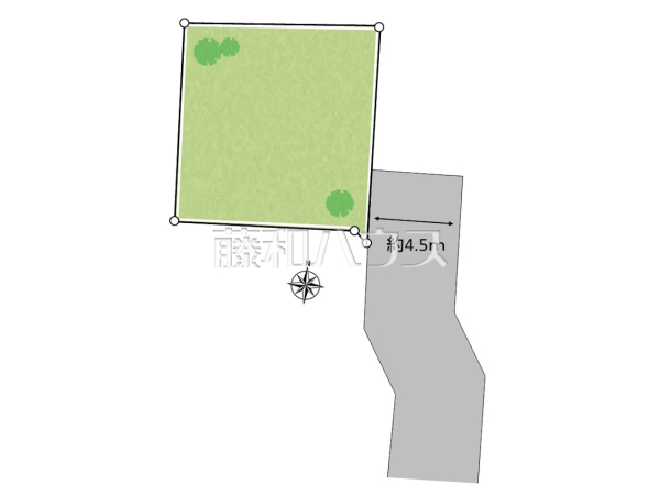 区画図　【東大和市南街５丁目】