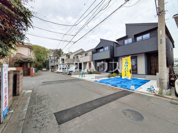 接道状況および現場風景　【新座市新堀１丁目】