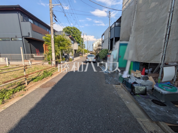接道状況および現場風景　【練馬区三原台３丁目】