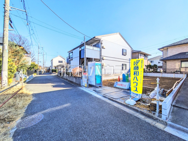 接道状況および現場風景　【練馬区三原台３丁目】