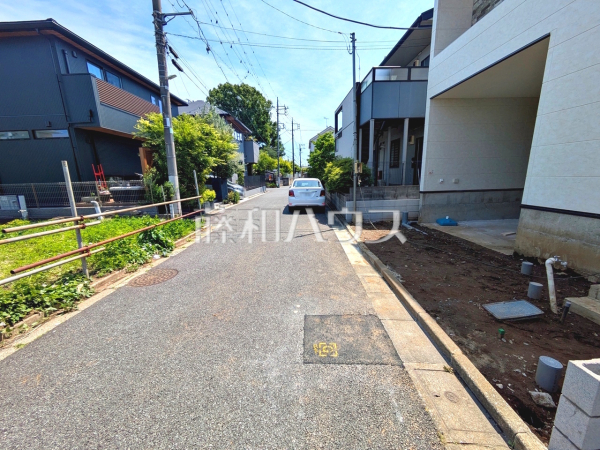 接道状況および現場風景　【練馬区三原台３丁目】