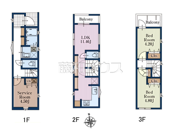 間取図　【杉並区高井戸東２丁目】