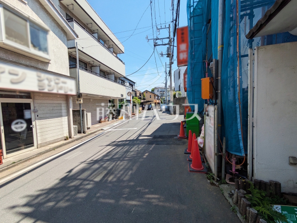 接道状況および現場風景　【杉並区高井戸東２丁目】