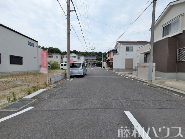 接道状況および現場風景　【春日井市不二ガ丘３丁目】