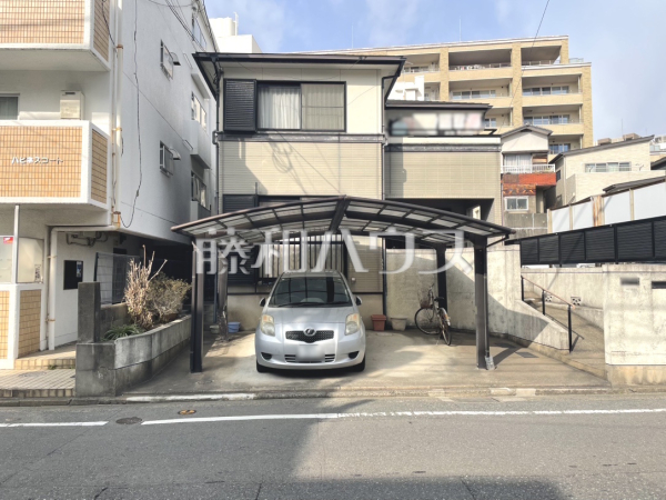 接道状況および現場風景　【福岡市早良区西新５丁目】