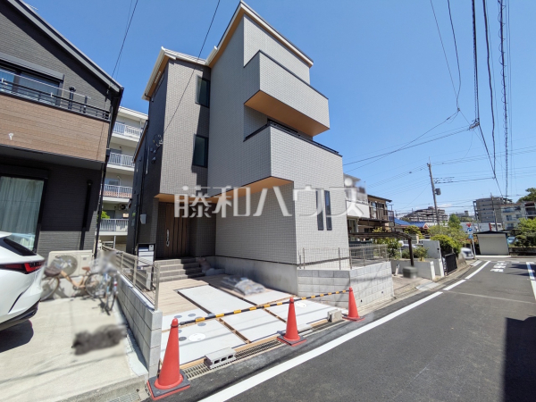 接道状況および現場風景　【多摩市貝取１丁目】
