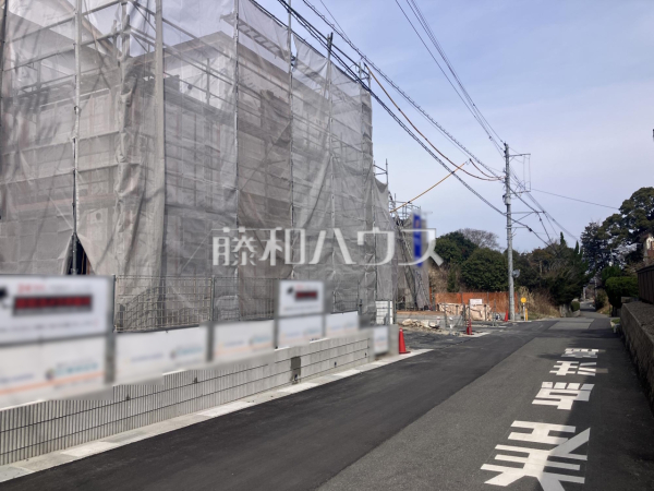 接道状況および現場風景　【福岡市西区今宿上ノ原】