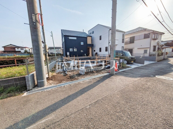C号棟　外観　【小平市美園町３丁目】 ここに住む方を想像して、着々と建築しております！ 