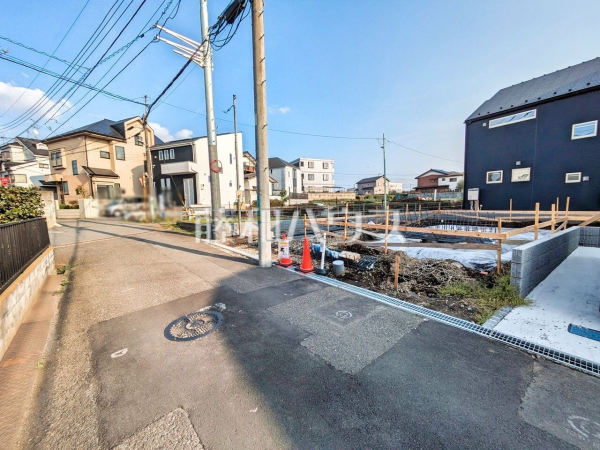 接道状況および現場風景　【小平市美園町３丁目】