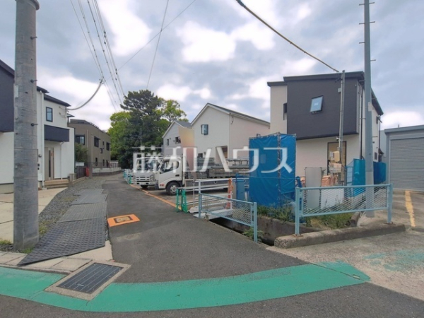 接道状況および現場風景　【岩倉市本町南新溝廻間】