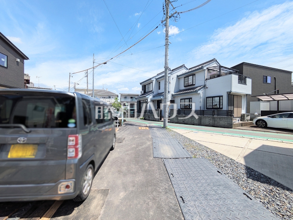 接道状況および現場風景　【岩倉市本町南新溝廻間】