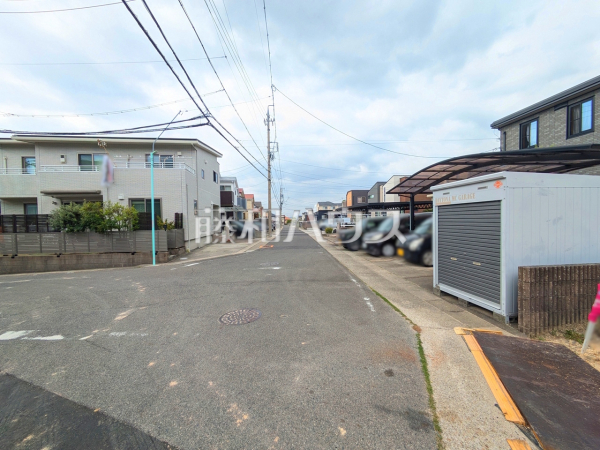 接道状況および現場風景　【名古屋市守山区泉が丘】