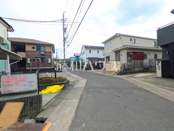 接道状況および現場風景　【名古屋市守山区泉が丘】