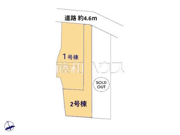 全体区画図　【名古屋市守山区川村町】