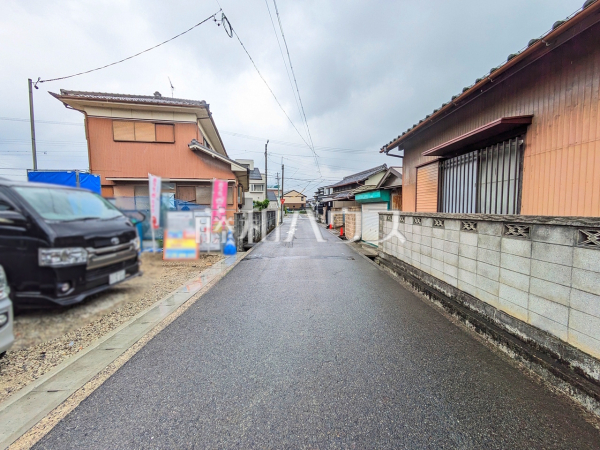接道状況および現場風景　【名古屋市守山区川村町】