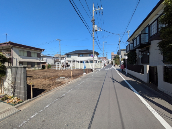 接道状況および現場風景　【杉並区宮前４丁目】